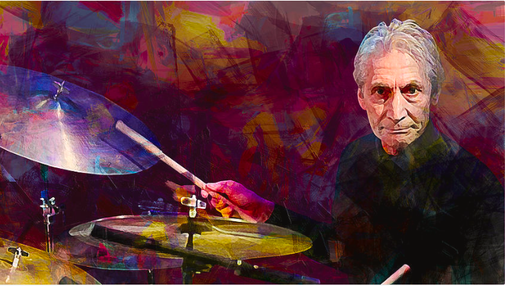 charlie watts, lifelong drummer for the Rolling Stones