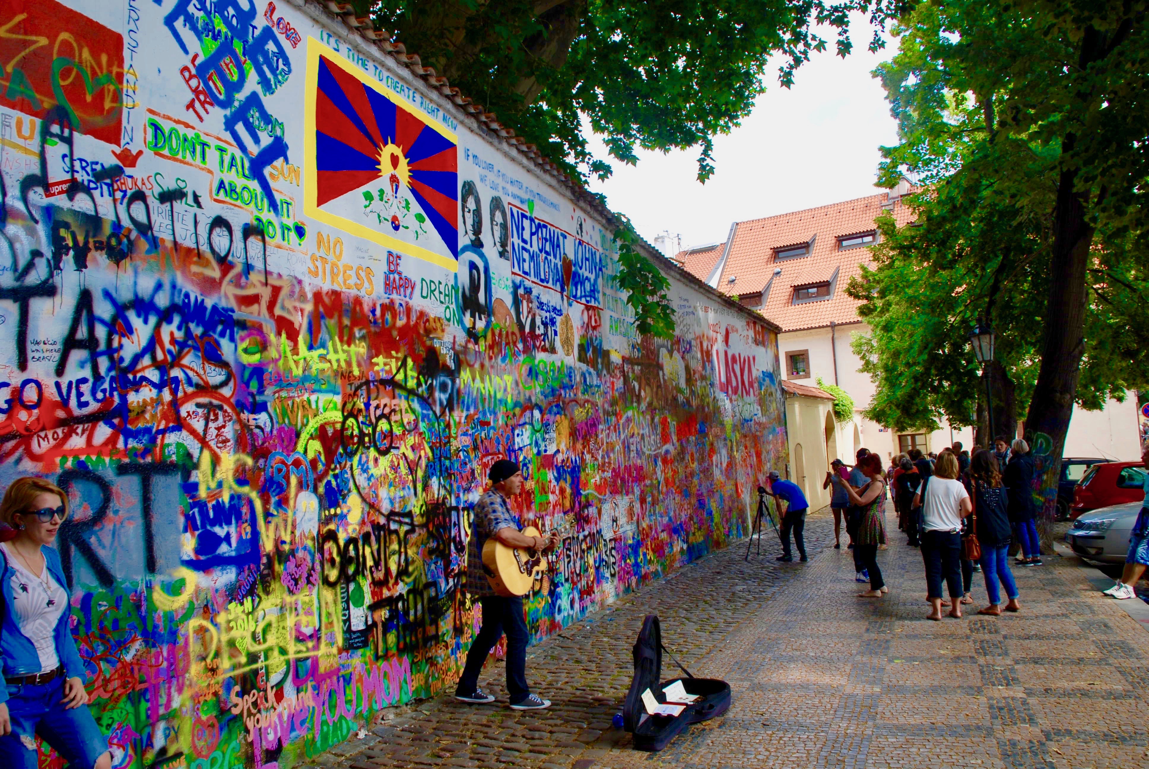 John Lennon Wall In Prague, Czech Republic
